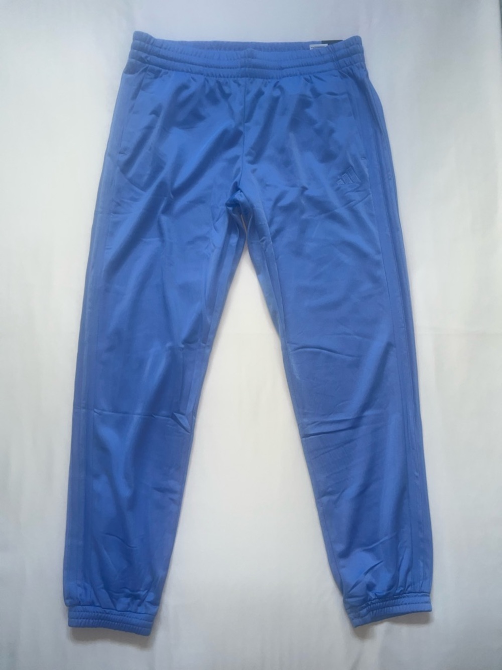 Adidas Women’s Blue 3-Stripes Tricot Track Pants | Large | NWT